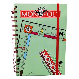 สมุดโน๊ตปกแข็ง Monopoly A5 (80S)