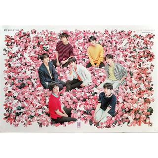 โปสเตอร์ รูปถ่าย บอยแบนด์ เกาหลี BTS 방탄소년단 LOVE Yourself POSTER 24"x35" Inch Korea Boy Band K-pop Hip Hop R&amp;B V4