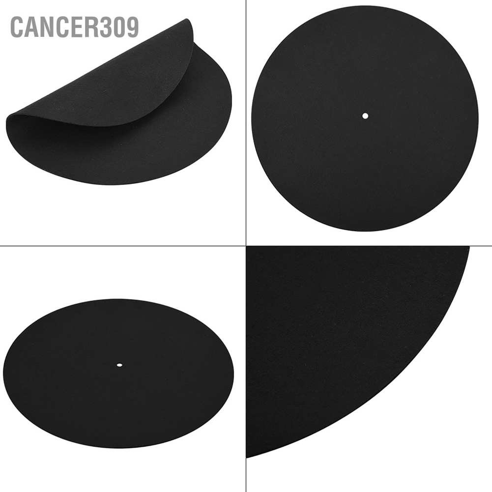 Anti Static Vinyl Turntable Slipmat Mat - Ultra Thin Soft Flat Antistatic Pad