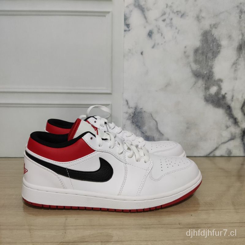 Nike Air Jordan 1 Low White / University Red YSUa