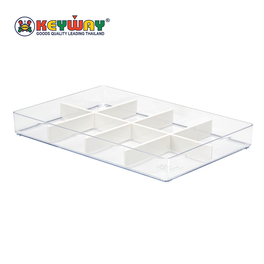 ถาดใสอเนกประสงค์ 8 ช่อง Multi-purpose Tray with 8 Compartments : TLV-605