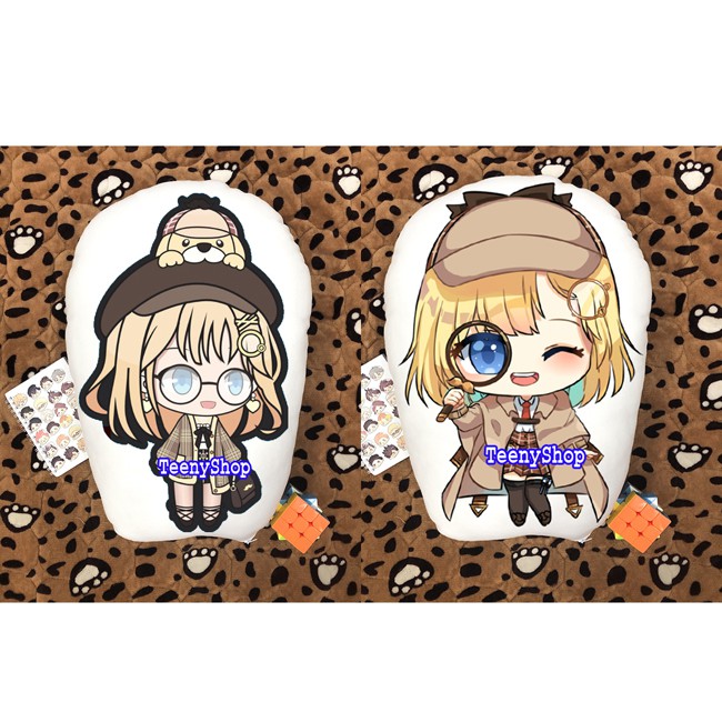 Watson Amelia hololive english chibi หมอนนอนพิมพ์ลายสองด้าน