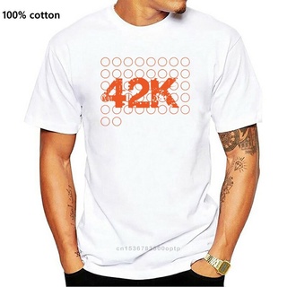 เสื้อยืดผ้าฝ้ายพิมพ์ลายคลาสสิก เสื้อยืดลําลอง แขนสั้น พิมพ์ลาย Marathoner 42K เข้ากับทุกการแต่งกาย คุณภาพสูง สําหรับผู้ช