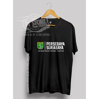 เสื้อยืดโอเวอร์ไซส์เสื้อยืดผ้าฝ้าย พิมพ์ลายตุ๊กตา FANS PERSEBAYA PRIDE 02 COMBED 30S - 3Y STORES-3XL