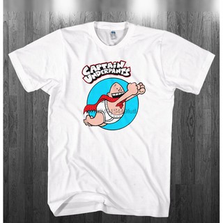 [S-5XL] ใหม่ เสื้อยืดแขนสั้น ผ้าฝ้าย พิมพ์ลาย Captain Underpants Mr Krupp super hero สําหรับผู้ชาย ผู้ใหญ่