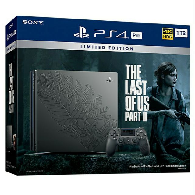 มือ 1) PlayStation4 Pro 1TB the last of Us Part II Limited Edition