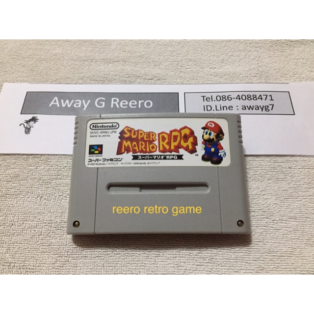 SUPER MARIO RPG ตลับ Super Famicom (SFC) ของแท้จากญี่ปุ่น สภาพสวย