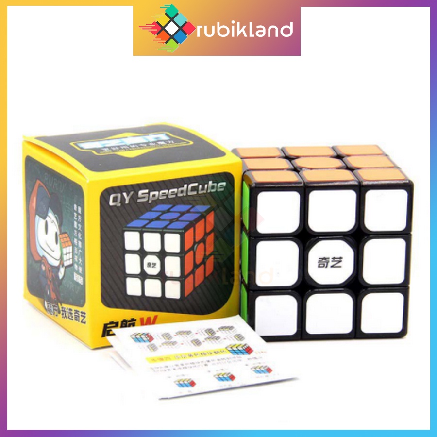Rubik 3x3 QiYi Sail W 3x3 Rubiks Cube 3x3x3 Magic Speed Cube ของเล่นปัญญาเด็ก - Rubik Land