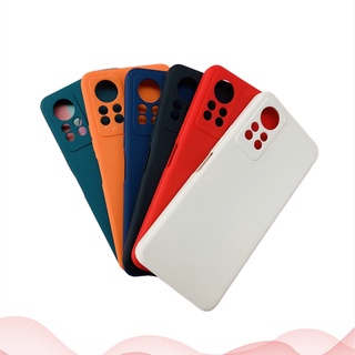 เคสซิลิโคนนิ่ม ขอบตรง กันกระแทก สําหรับ Infinix hot 11S note 11 smart 6 note 11 Pro