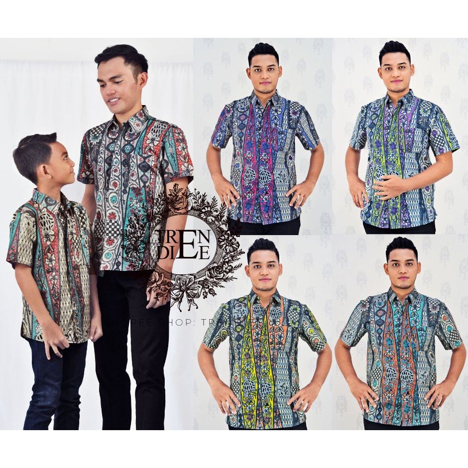 KEMEJA Arjuna Batik Cotton Shirt for Adult Men [S-XXL] - ผ้าคอตตอนบาหลีคุณภาพสูง