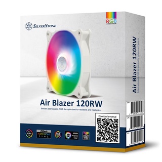 SILVERSTONE  AIR BLAZER 120RW FAN ARGB : SST-AB120RW-ARGB