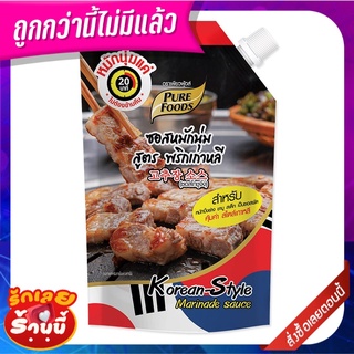 เพียวฟู้ดส์ ซอสหมักนุ่ม สูตรพริกเกาหลี ซอสโกชูจัง 850 กรัม Pure Foods Korean Style Marinade Sauce 850g