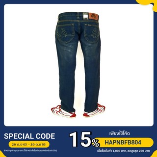 Jeans กางเกงยีนส์ กางเกงยีนส์ขายาวผู้ชาย กระบอกเล็ก ผ้ายืด กระดุม (28-36) เป้าซิป(38-44) Size 28-44