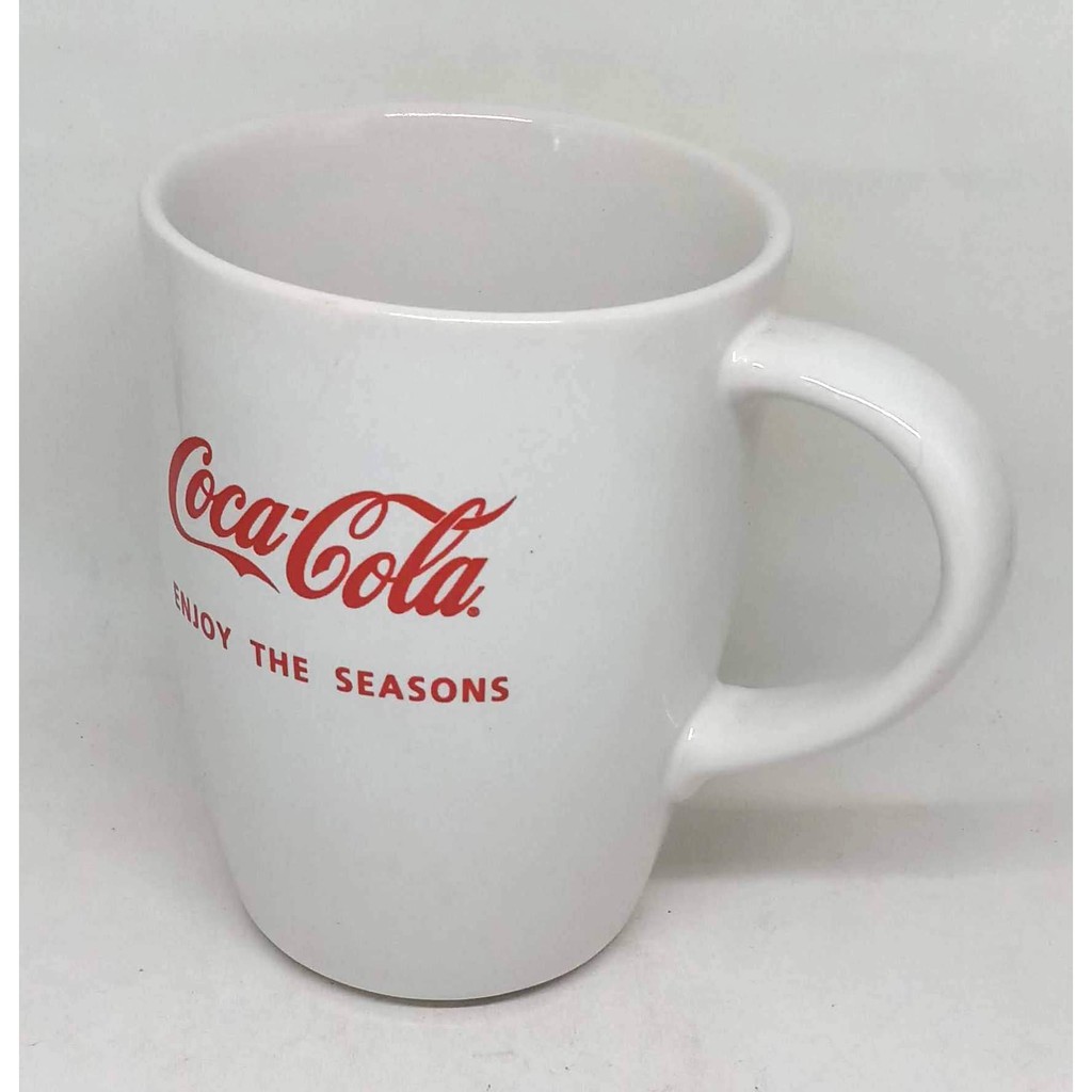แก้วกาแฟเซรามิค Coca Cola Enjoy the Seasons สำหรับใส่กาแฟ ชา นม เครื่องดื่มต่างๆ หรือเป็นของสะสม