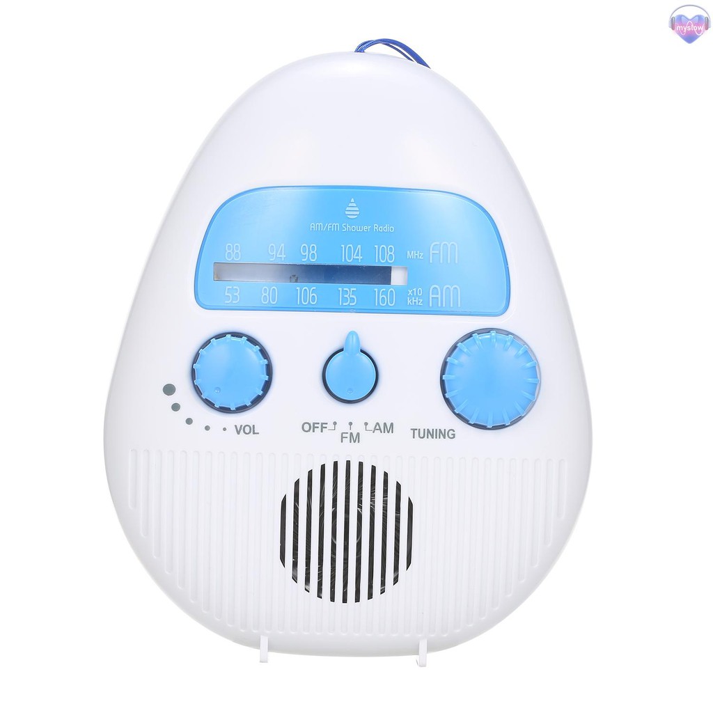 Home T Battery Operated Abs Music Hanging Audio Am Fm Mini Portable