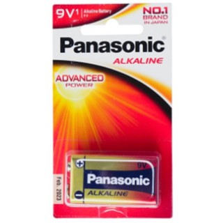 Panasonic ถ่านอัลคาไลน์ 9 โวลต์ 1 ก้อน รุ่น 6LR61T/1B