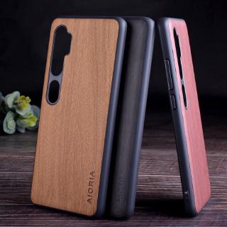 xiaomi mi note 10 cc 9 pro เคสลายไม้เนื้อนุ่ม tpu+เคสแข็ง pc 3 in 1 วัสดุไม้