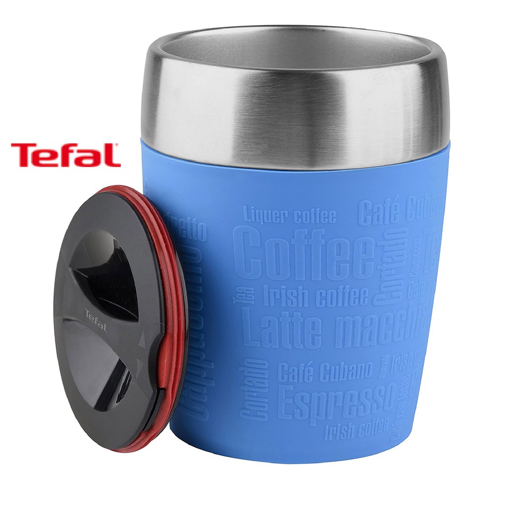 Tefal แก้วน้ำเก็บอุณหภูมิ ขนาด 0.2 ลิตร สีฟ้า