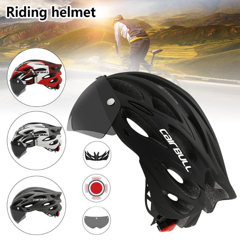 ReHQ Outdoor Road Mountain Bike Helmet with Rear Light In-mold Riding ...