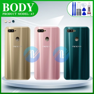 Body​ oppo A7 บอดี้+ฝาหลัง​ ออปโป้​ A7 บอดี้a7 บอดี้oppoa7 บอดี้A7 สินค้าพร้อมส่ง✔😊🙏