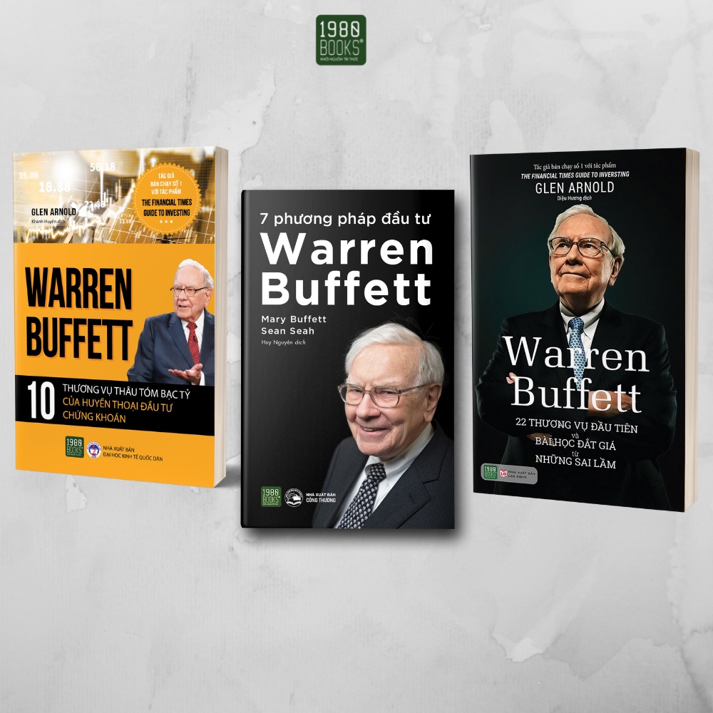 หนังสือ - Combo 3 เล ่ ม Warren Buffett หนังสือ Warren Buffett 10 รายการ + 22 การค ้ า + การลงทุน 7 pp ของ Warren Buffett