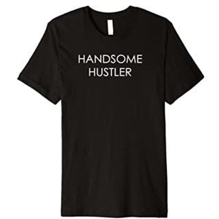 เสื้อยืด ผ้าฝ้าย พิมพ์ลาย Hustler สไตล์เรโทร สําหรับผู้ชาย