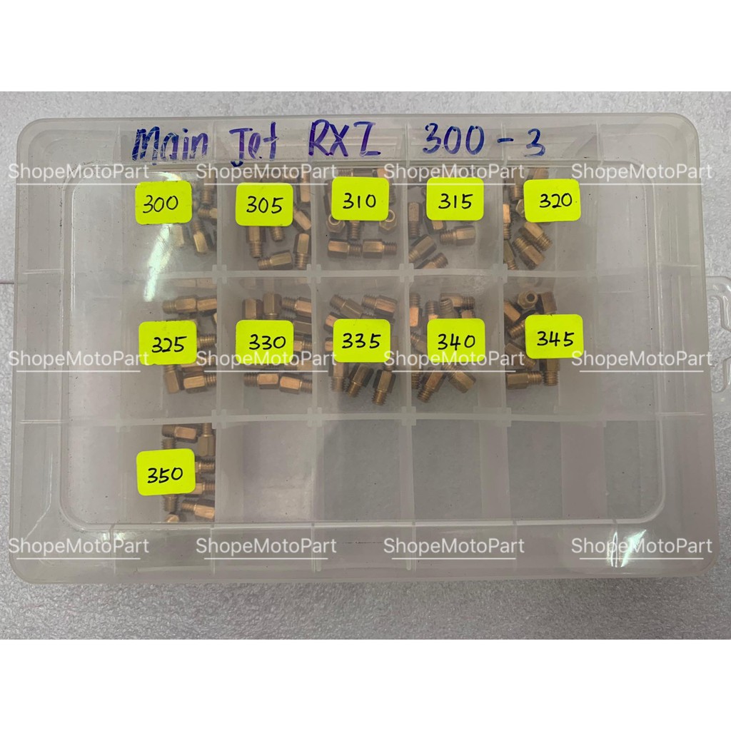 MAIN JET MAINJET MJ CARBURETOR CARB RXZ TZM Y125Z Y125ZR 125Z 125ZR TS125 TS 125 RXK (ขนาด 275-350)