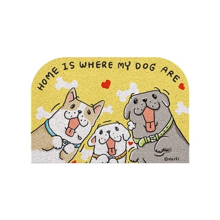 [MT02-00000009] พรมเช็ดเท้า พรดักฝุ่น ลาย My Dog Are รุ่นหมาใหญ่ 60x90 ซม (Mattii x หมาจ๋า)