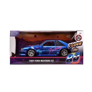 โมเดลรถเหล็ก 1/24 1989 Ford Mustang GT [JADA]