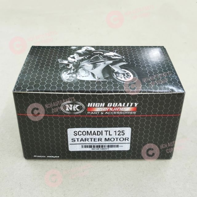 STARTER MOTOR ASSY - SCOMADI - TL 125/ CMC - ITAJET 125 (NK)