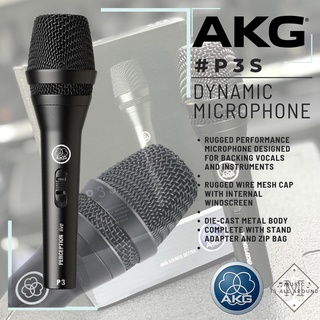 ไมโครโฟนสำหรับร้องเพลง AKG P3S Dynamic Vocal Microphone