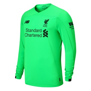 เสื้อกีฬาแขนยาว ลายทีมผู้รักษาประตู Liverpool 2019/20