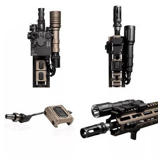 ปุ่มสวิทช์ควบคุม สำหรับไฟฉาย surefire สำหรับติดราง M-lok, Key-mod และ Picatinny rail 20mm (Sotac ModButton ) Mod-D