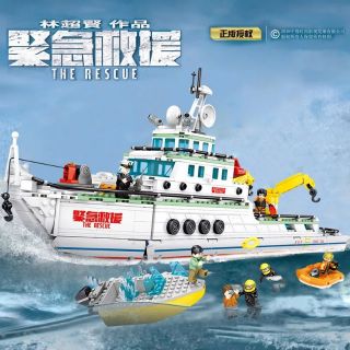 เลโก้ เรือกู้ภัยฉุกเฉินทหาร the rescue 893 pcs