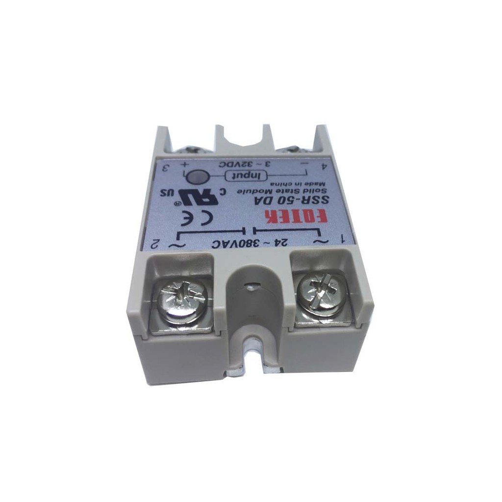 โซลิดสเตตรีเลย์ 50A Solid State Relay SSR-50 AA (AC to AC)