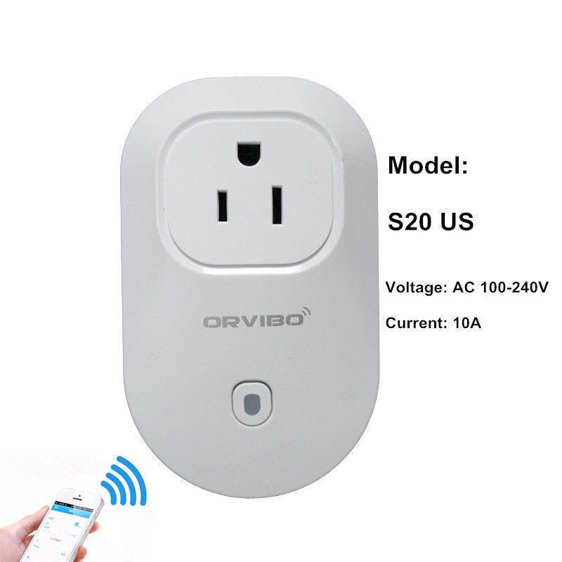 ปลั๊กไฟ Orvibo s20 IOT WIFI Smart plug สั่งงานผ่าน Smartphone ตั้งเวลา รับประกัน 1 ปีเต็ม Home Autom