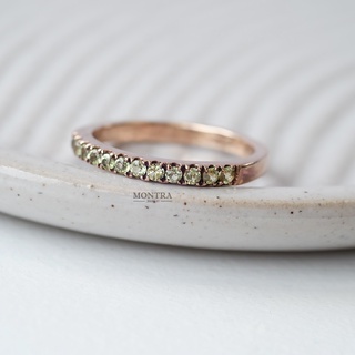 แหวนพลอยแท้ แหวนแถว แหวนพลอยเสริมดวง แหวนเงินแท้ S925 ฝังพลอยแท้ by Montra Jewelry