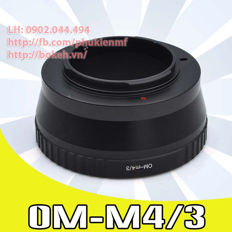 อะแดปเตอร์เมาท์ OM-M4/3 แปลงเลนส์ Olympus OM เป็น M4/3 Micro Four Thirds Mount body (OLYMPUS-OM M43)