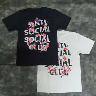 เสื้อยืดผ้าฝ้ายพิมพ์ลายแฟชั่นlKmO    สบาย     มี     มาก    ใส่ Anti Social Social Club T-Shirt 100% Cotton