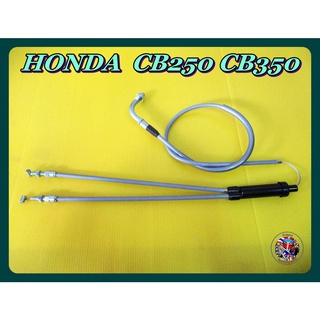 สายเร่งชุด  ยาว 104 cm  - HONDA  CB250 CB350 Throttle Cable Lenght 104cm.