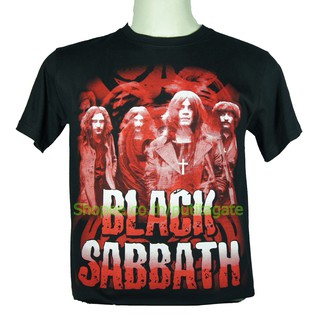 เสื้อวง Black Sabbath เสื้อไซส์ยุโรป แบล็กแซ็บบาธ PTA112 เสื้อยืดแฟชั่นวงดนตรี