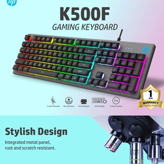 HP K500F GAMING KEYBOARD USB มีไฟ KB-KM-HP-K500F