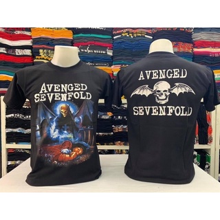 สไตล์ใหม่ เสื้อยืดลาย AVENGED SEVENFOLD ผ้าฝ้ายแท้