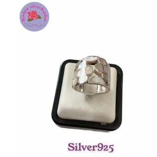 แหวนเงินแท้925 ประดับมุก(Mother of pearl sterling silver ring)