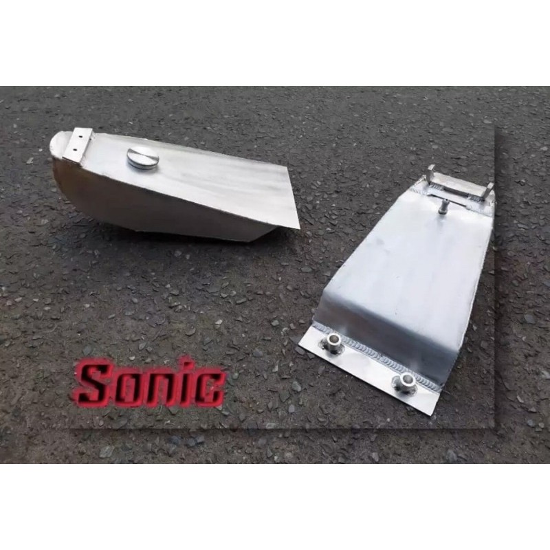 ถังน้ำมันโซนิค ( ใส่ได้ทั้งรุ่นเก่ารุ่นใหม่ ) แต่ง มิเนียม อย่างหนา sonic