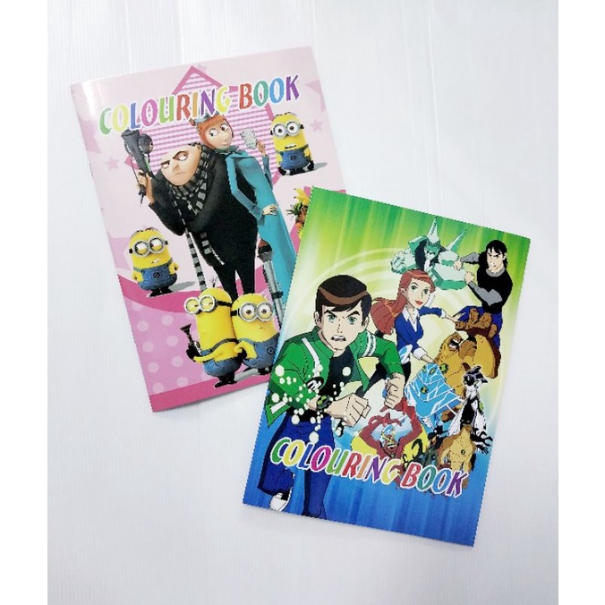 สมุดระบายสี ลายการ์ตูน พร้อมสติกเกอร์ตกแต่ง - รูปที่ 3