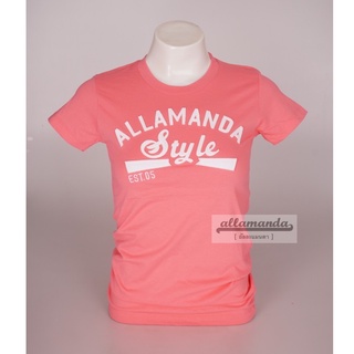 I01 เสื้อยืด Allamanda Style งานปักสุดพรีเมี่ยม สินค้าของแท้ (S.M.L.XL)