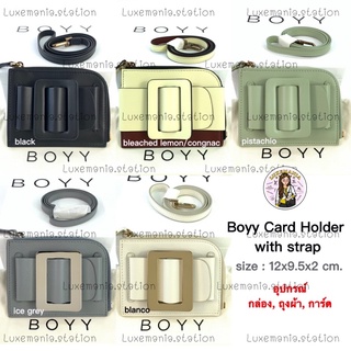 👜: New!! BOYY Card Holders with Strap‼️ก่อนกดสั่งรบกวนทักมาเช็คสต๊อคก่อนนะคะ‼️