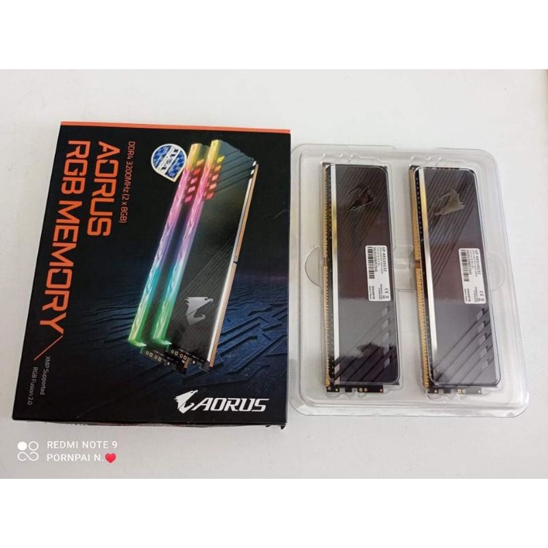 Ram AORUS RGB DDR4 BUS3200 16GB(8*2)