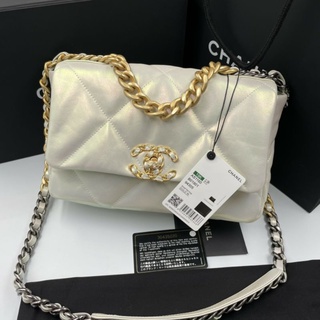 กระเป๋าChanel19 26cmสีขาวมุก เกรดOri1:1